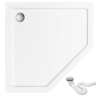 Bandeja Rea Diamond 80x80 blanca (REA-K8544)
