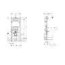 Inodoro Rea Tomas + asiento slim soft-close + instalación Geberit Duofix (REA-C1257+458.126.00.1)