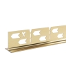 Tira decorativa Rea 100 oro mate, izquierda (REA-K3216)