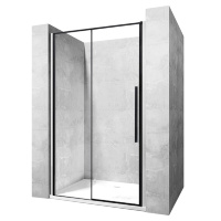 Puerta de ducha Rea Solar 130x195, cristal de seguridad, transparente (REA-K6358)