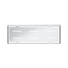 Omnires Uni polished chrome shelf (UN10335CR)