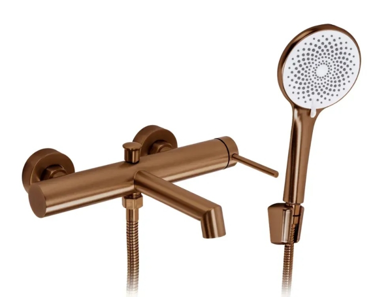 смеситель для ванны Rea Foss с изливом, brushed copper (REA-B6891)