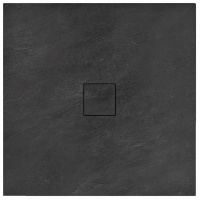 Bandeja Rea Stone 90x90 cuadrada negra (REA-K9601)