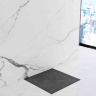 tray Rea Stone 90x90 square black (REA-K9601)