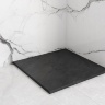 tray Rea Stone 90x90 square black (REA-K9601)