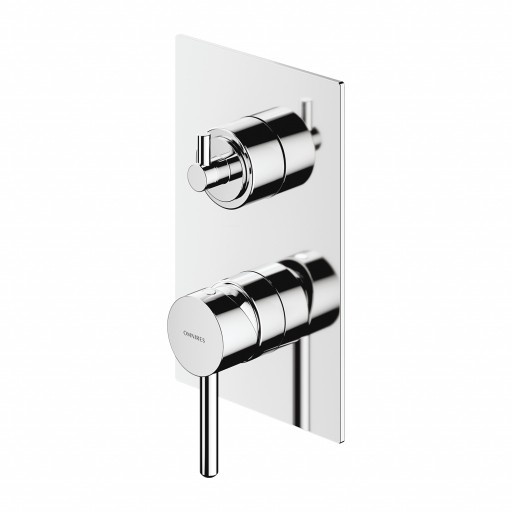 concealed bath and shower mixer Omnires Y chrome (Y1237/KCR)