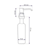 liquid soap dispenser Rea black (BAT-00100)