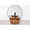 washbasin Rea Ida 36x36 rose gold (REA-U7401)