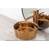 washbasin Rea Ida 36x36 rose gold (REA-U7401)