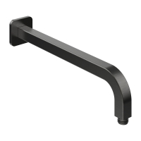 Omnires graphite overhead shower bracket 35 cm (RA15GR)
