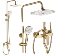 Sistema de ducha Rea Argus dorado mate (REA-P7841)