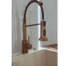 смеситель для кухни Rea Colin с пружиной и выдвижным изливом brushed copper (REA-B5459)
