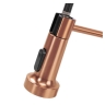 смеситель для кухни Rea Colin с пружиной и выдвижным изливом brushed copper (REA-B5459)