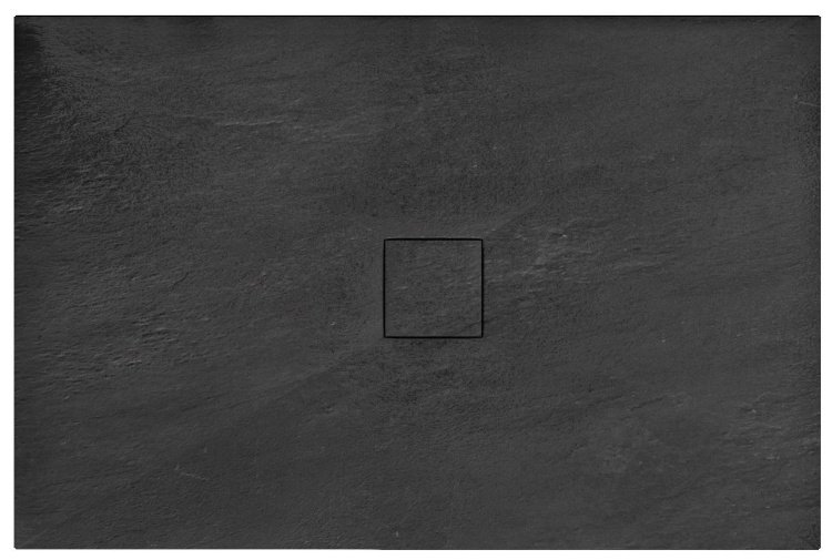 Rea Stone tray 90x120 rectangular, black (REA-K9603)