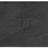Rea Stone tray 90x120 rectangular, black (REA-K9603)