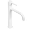 Mezclador de lavabo Rea Lungo alto blanco (REA-B4400)