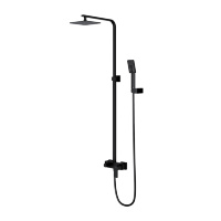Sistema de ducha Omnires Baretti negro mate (BA7844BL)