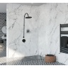 Conjunto de ducha empotrado Rea Lugano negro (REA-P9301)
