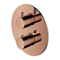 concealed bath and shower mixer with thermostat Omnires Y copper (Y1236ROCP)