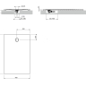 поддон Omnires Aquarock M+ 90х140 matt ash grey (AQUAROCK90-140AG)