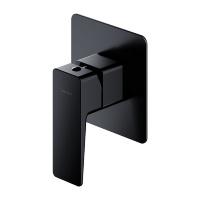 Mezclador de ducha empotrado Omnires Parma negro mate (PM7445BL)