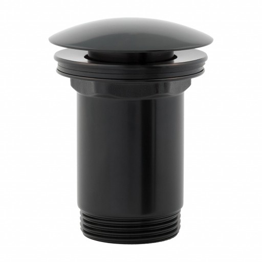 Omnires click-clack bottom valve black matt (A706BL)
