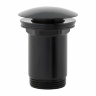 Omnires click-clack bottom valve black matt (A706BL)