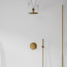 shower head Omnires Microphone gold (MICROPHONE-RGL)