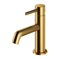 Mezclador de lavabo Omnires Y dorado cepillado (Y1210NGLB)
