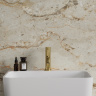 Mezclador de lavabo Omnires Y dorado cepillado (Y1210NGLB)