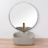 washbasin Rea Luiza 42.5x42.5 l.grey matt (REA-U9610)