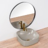 washbasin Rea Luiza 42.5x42.5 l.grey matt (REA-U9610)