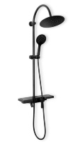 Sistema de ducha Rea Vigo negro mate (REA-P7001)