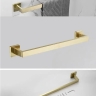 Toallero Rea Erlo cepillo dorado (REA-06907)