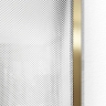 Mampara de ducha Rea Aero Ombre 120x195, cristal de seguridad, dorado cepillado/blanco (REA-K2466)