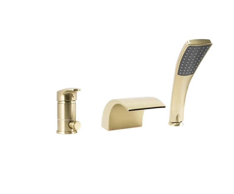 смеситель для ванны Rea Riven brushed gold (REA-B0494)