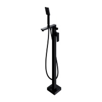 Mezclador de bañera independiente Omnires Parma negro mate (PM7433BL)