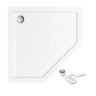 Bandeja Rea Diamond 90x90 blanca (REA-K6522)
