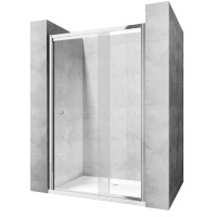 Puerta de ducha Rea Saxon 97x190 cristal de seguridad transparente (REA-K0548)