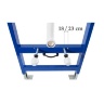 Rea installation system for toilet + E button chrome (REA-E0017)