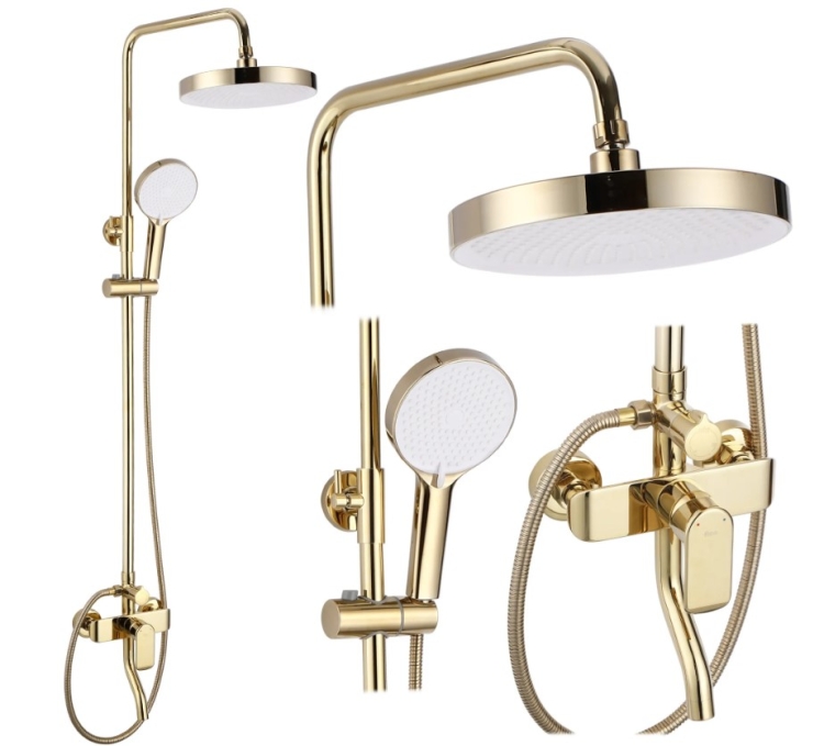 shower system Rea Bloom gold (REA-P9528)