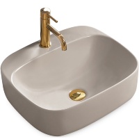 Lavabo Rea Luiza 42,5x50 l.gris mate (REA-U5601)