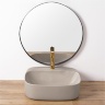 Lavabo Rea Luiza 42,5x50 l.gris mate (REA-U5601)