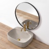 Lavabo Rea Luiza 42,5x50 l.gris mate (REA-U5601)