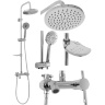 shower system Rea Luis chrome (REA-P7007)