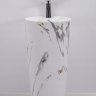 washbasin Rea Blanka 40x40 freestanding, marble matt (REA-U8704)