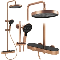 душевая система Rea Creo copper brushed (REA-P0362)