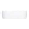 stone bathtub Omnires Ovo 160x75 oval white (OVOWWBM)