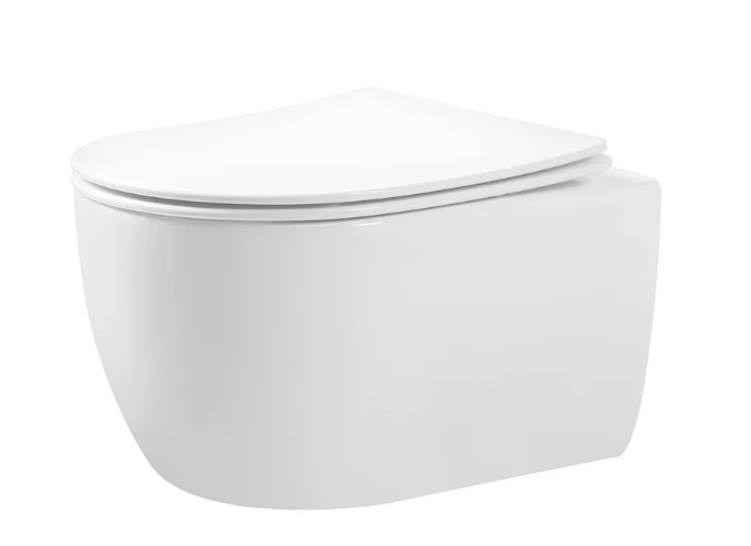 Inodoro Rea Olivier, asiento de duroplast, blanco (REA-C6509)
