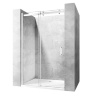 Puerta de ducha Rea Nixon-2 120x190 cristal de seguridad, transparente, derecha (REA-K5003)
